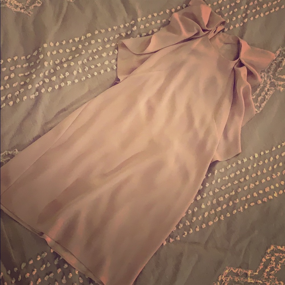BCBG beige mini dress